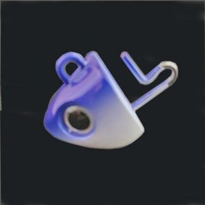 K-Boom Heads & Hooks 18gr Electric blue/White tail